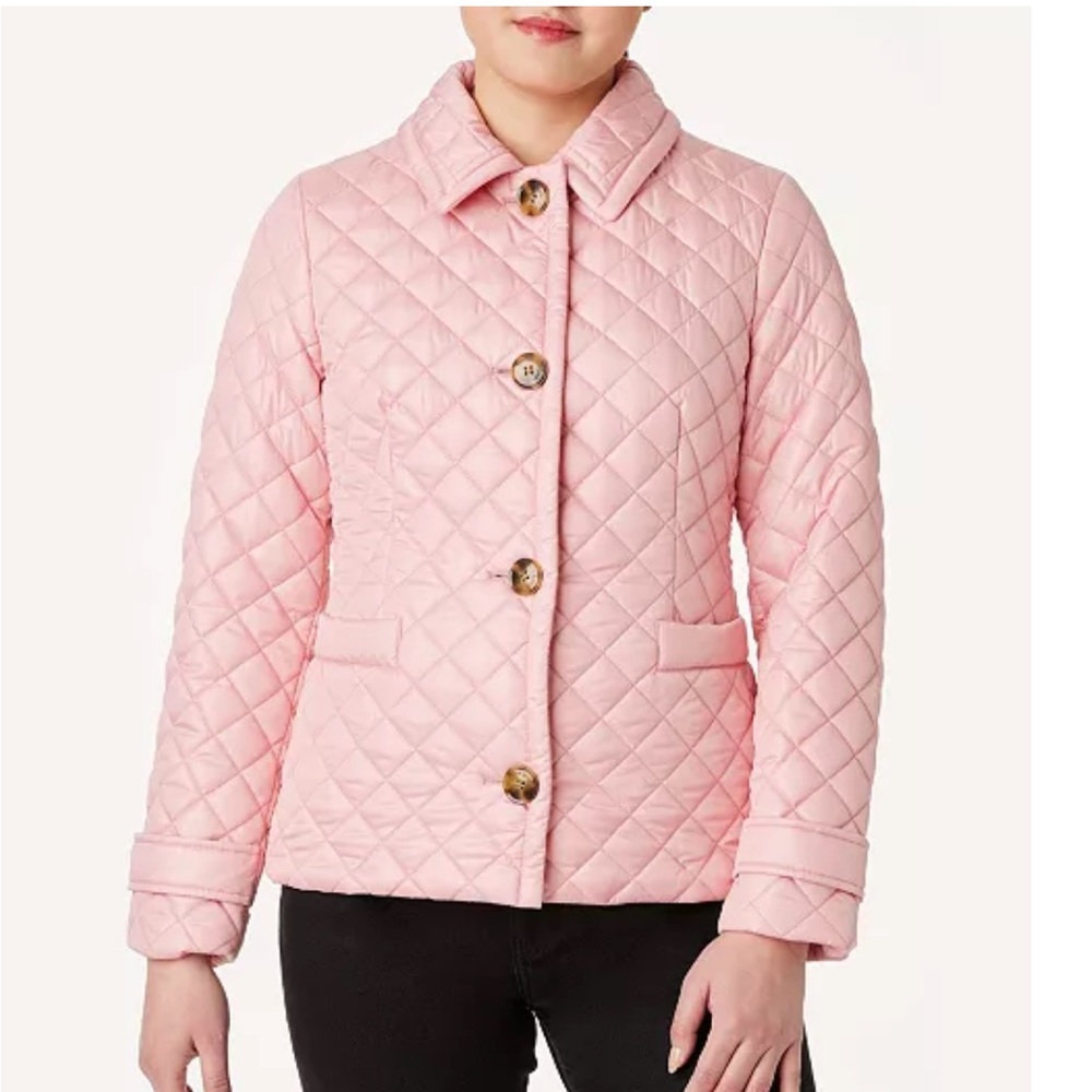 Kate Spade Women's Button Down Diamond Quilted Coat Size Medium NWOT